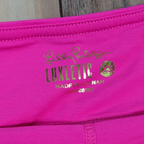 EUC! Lilly Pulitzer Luxletic Fern Skort Pink Grenadine Size XS - Picture 8 of 13